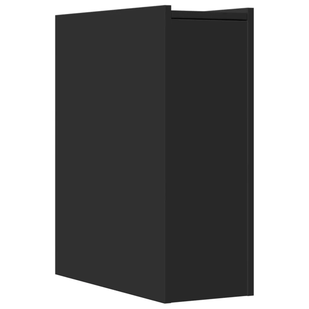 OFFERTA SYFAX™: Armadietto Bagno Stretto Nero Salvaspazio a Prezzo Shock - 5