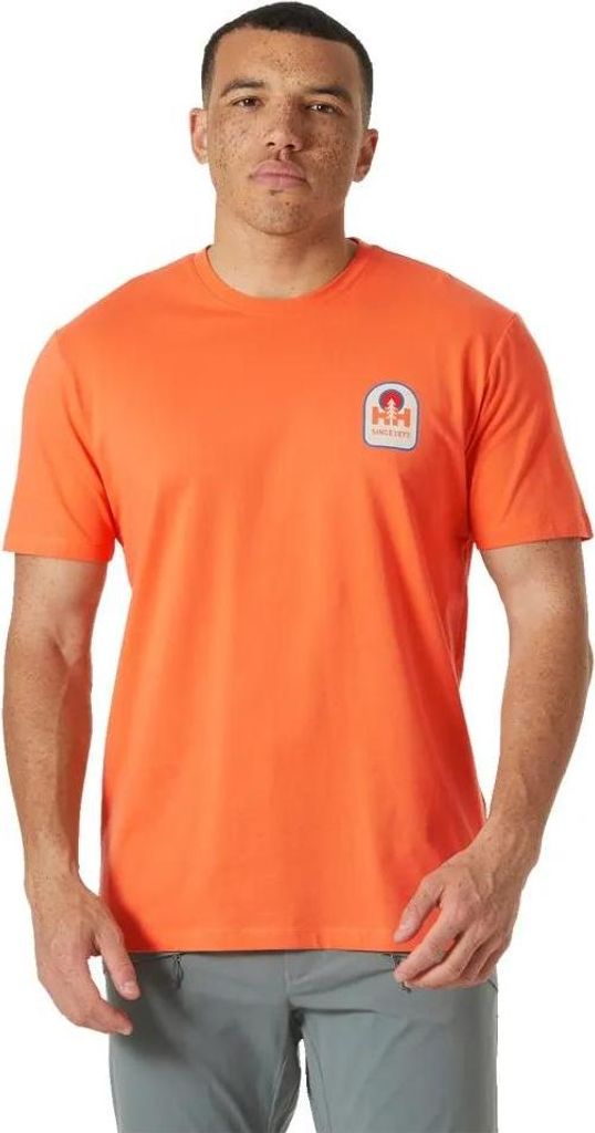 Helly Hansen Massif Graphic Kurzarm-t-shirt Orange L Herren Orange L