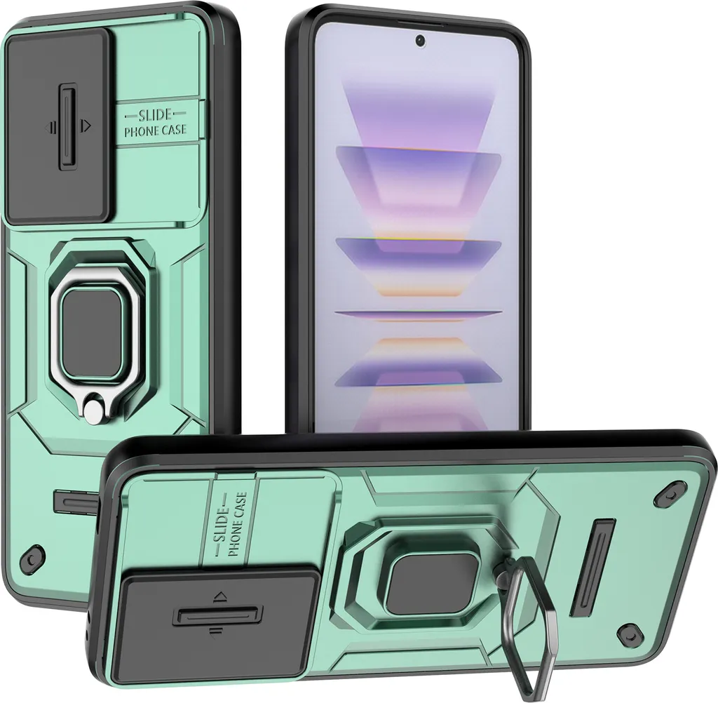 CRAVEN Cover per Xiaomi Poco F5 PRO, PC/TPU Doppio