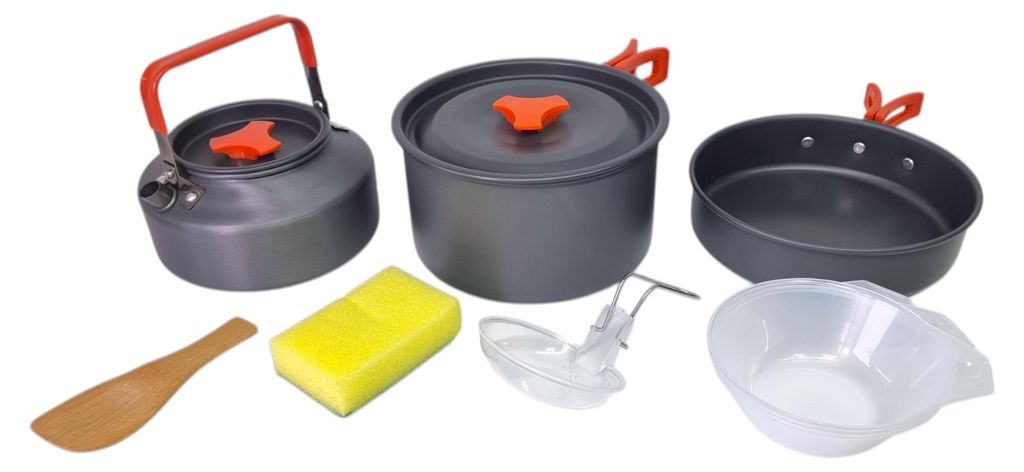 Toolbrothers Outdoor 10-teiliges Kochgeschirr Set für Produktbild 