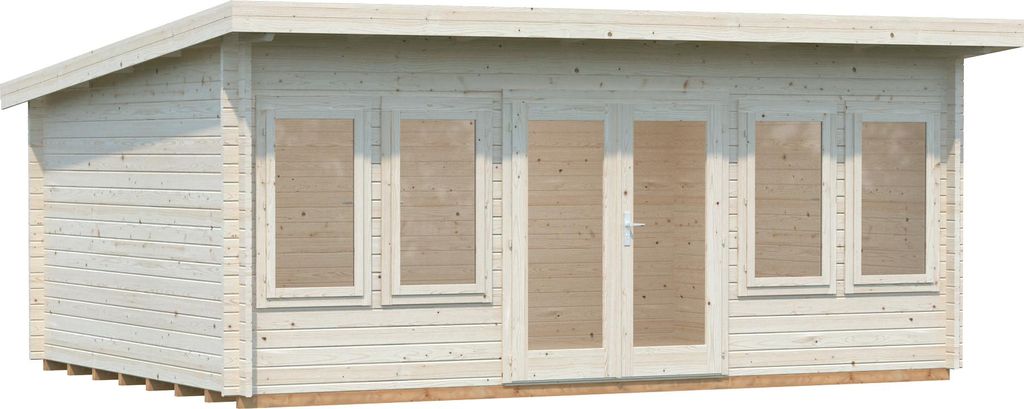 Palmako Gartenhaus Lisa 19,4 m² - 44 mm naturbelassen
