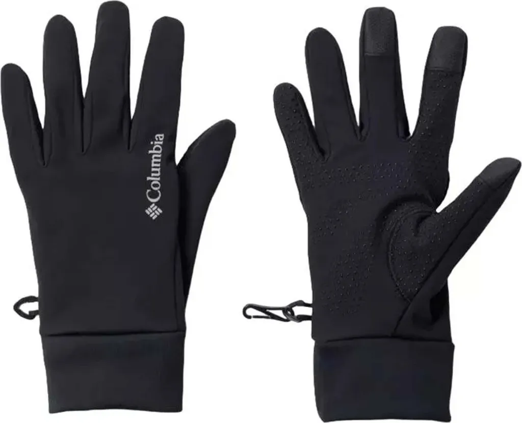 Columbia Guanti Donna Trail Commute II - Nero Taglia M - Tecnologia Gold