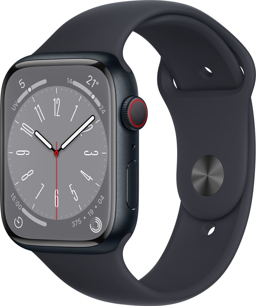 Apple Watch Series 8 45mm (A2771) Midnight Alu Sport Loop Produktbild 