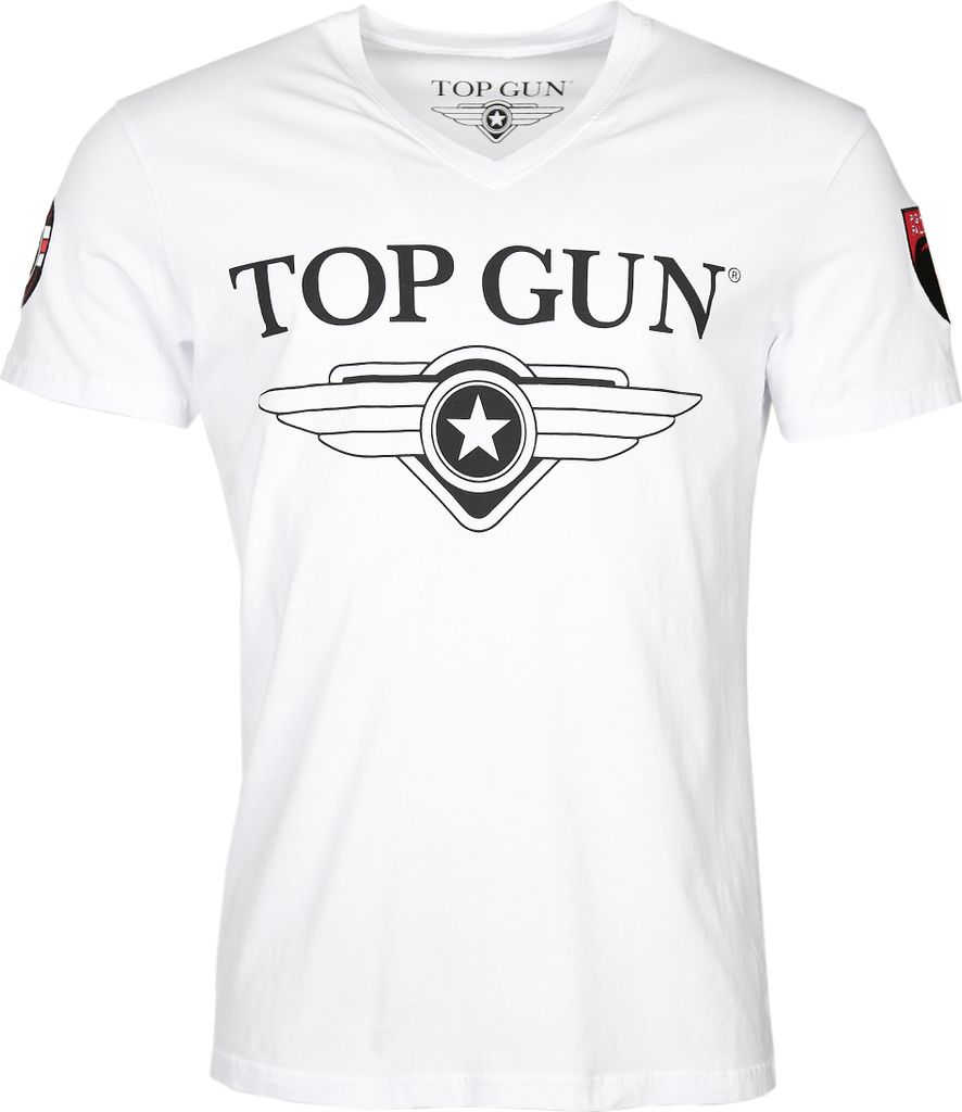 Top Gun T-Shirt TG20191004 Herren white XXL