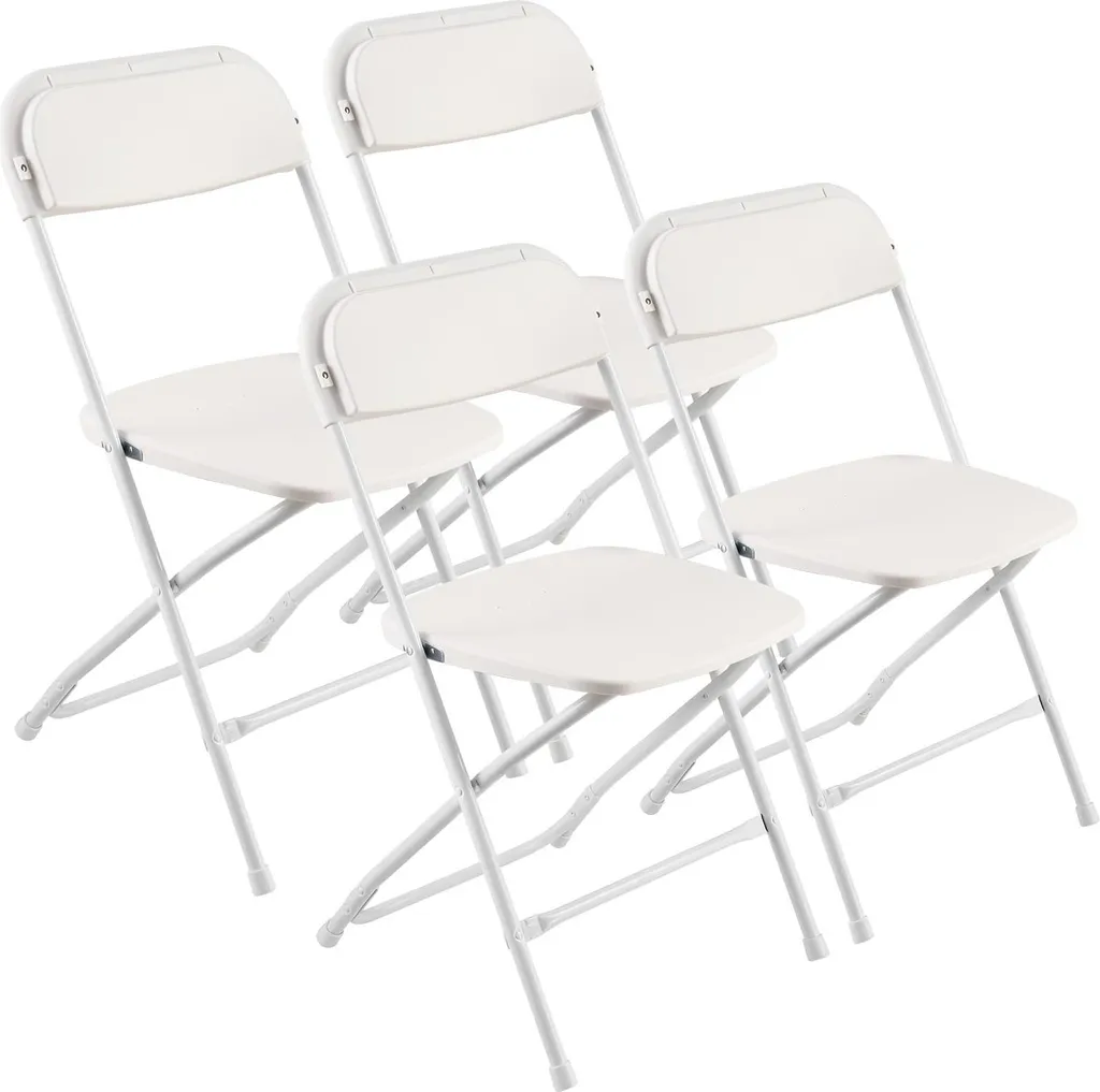 Chaises de Fêtes Pliables pour Mariage et Événements Lot de 4 VEVOR