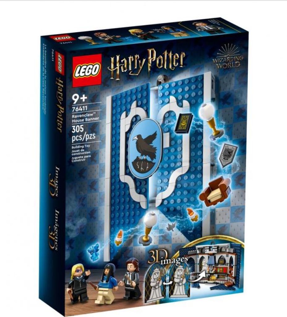 LEGO 76411 Harry Potter Hausbanner Ravenclaw, Hogwarts Produktbild 