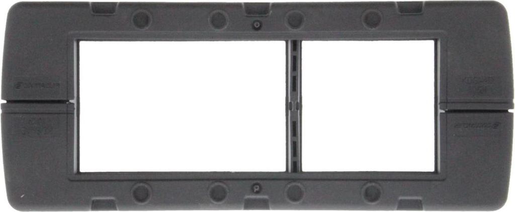 CONTA-CLIP Kabeldurchführungsrahmen Invers KDSI-SR mit Abdeckhaube, KDSI 10/24 für klein und groß Dichtelemente, Inlays