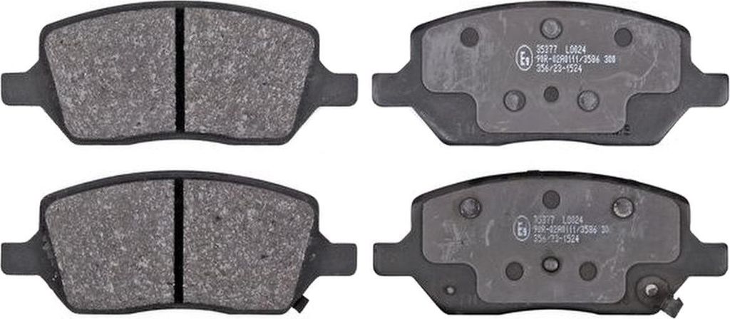 Bremsbelagsatz mit akustischer Verschleißwarnung 14,8 mm A.B.S. für CHEVROLET