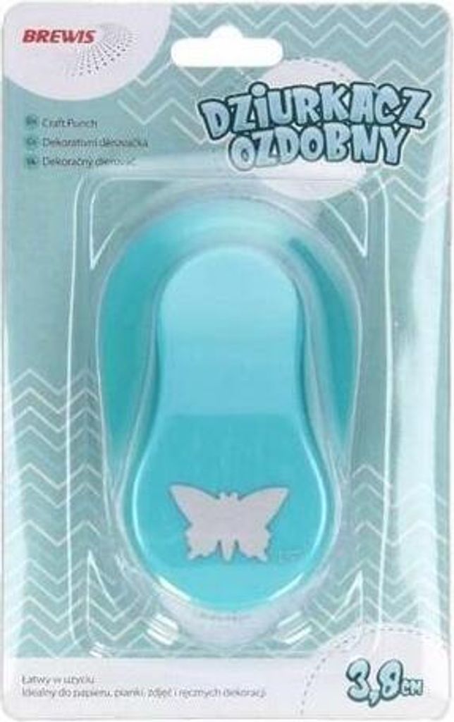 Dziurkacz ozdobny - Motyl 3,8cm MIX