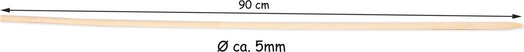 BigDean 100 Lagerfeuerspieße 90 cm aus Bambus - Holzspieße Produktbild 2