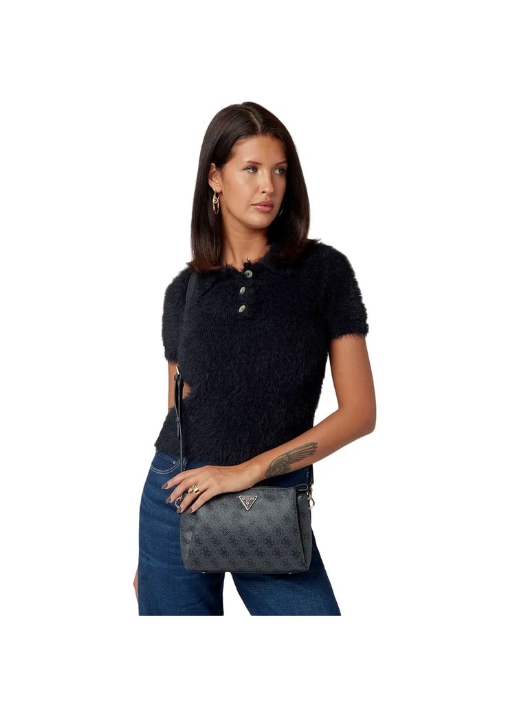 Guess Handtasche NOELLE Tri Compartment Coal Logo Produktbild 29