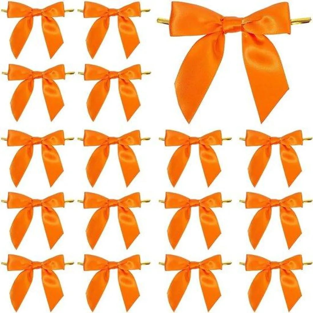 Lot de 50 fils rouges pour emballage cadeau 7,5 cm - Polyester tressé