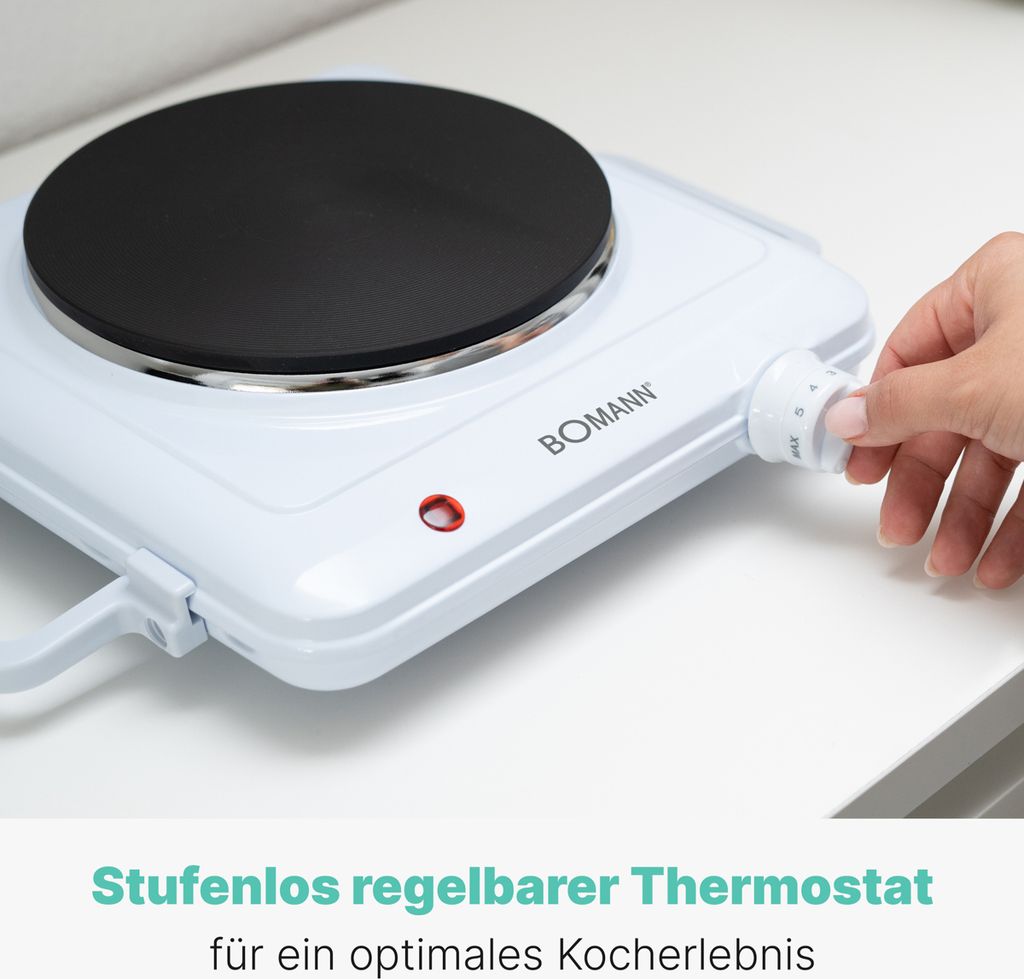 Bomann® Einzelkochplatte | Leistungsstarke Kochplatte mit Produktbild 4