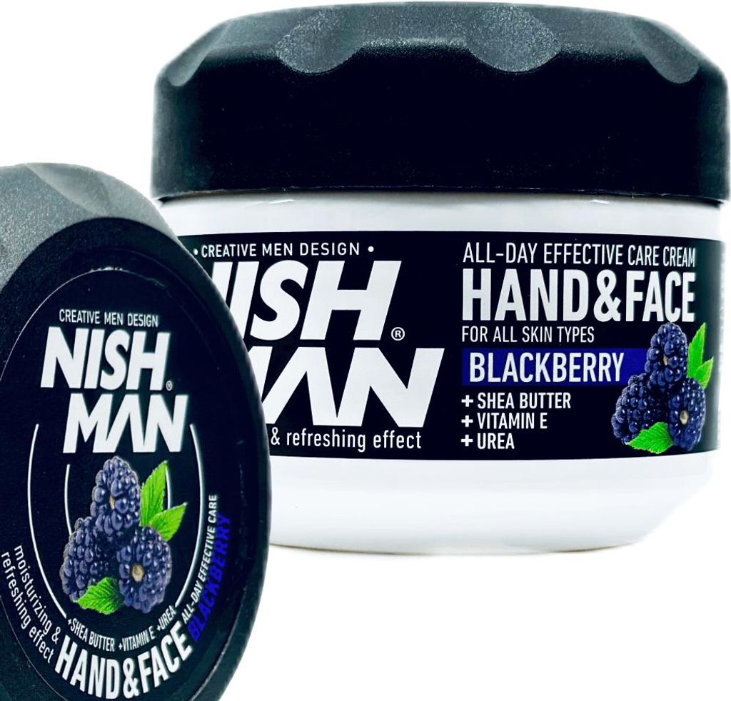 Nishman - Hand&Face Cream Blackberry - Nawilżający Krem Do Zdjęcie produktu 