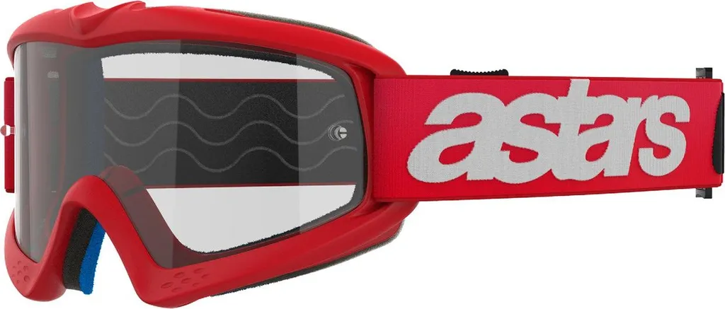 Masque Moto Enfant Anti-Buée ALPINESTARS VISION YOUTH BLAZE Rouge 2026