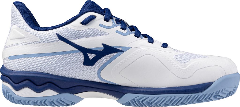 Mizuno WAVE EXCEED LIGHT 2 CC Tennisschuhe Damen Sandplatz 61GC2321 24 weiß , Schuhgröße:38.5 EU