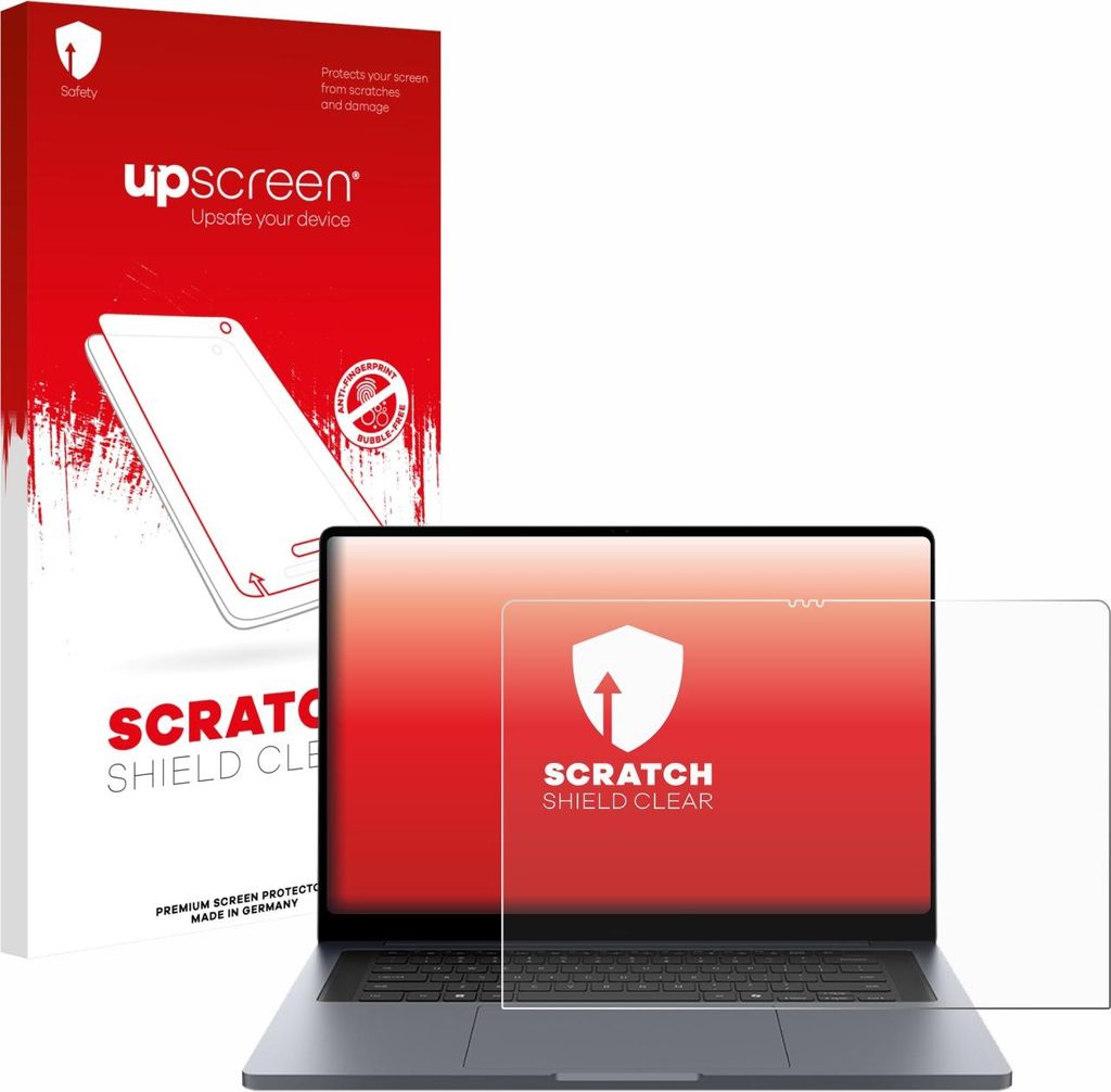 upscreen Schutzfolie für Samsung Galaxy Book6 Ultra 16" Displayschutz Displayschutzfolie Folie Klar Transparent