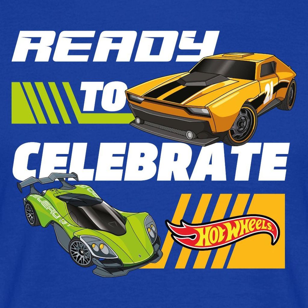 Spreadshirt Hot Wheels Geburtstagsdesign Ready To Celebrate Männer T-Shirt, 3XL, Dunkelblau
