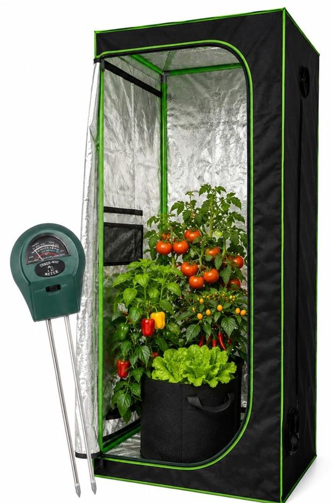 Serra Mucola incl. misuratore di umidità 3 in 1 per piante Immagine del prodotto 