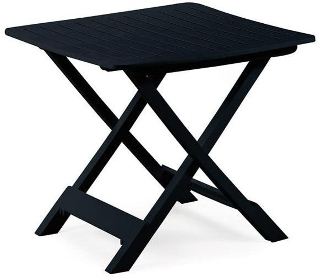 Progarden | Klapptisch Balkon - 70 cm - Antrazit - Platzsparend - Ideal für Garten und Camping