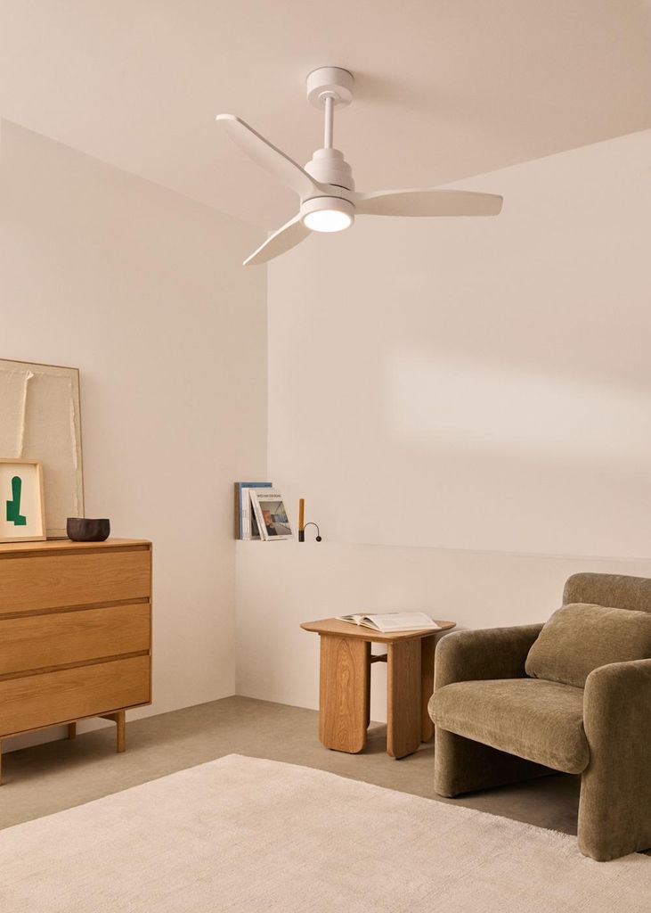 WIND STYLANCE NATURAL WOOD - Leiser Deckenventilator 40W 100% Holz verschiedene Größen