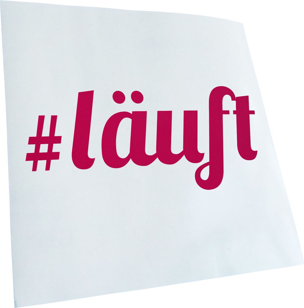 Kiwistar - Autoaufkleber - -Läuft Heckscheibenaufkleber - Aufkleber für Auto Kfz Fahrrad, LKW, Truck Mofa