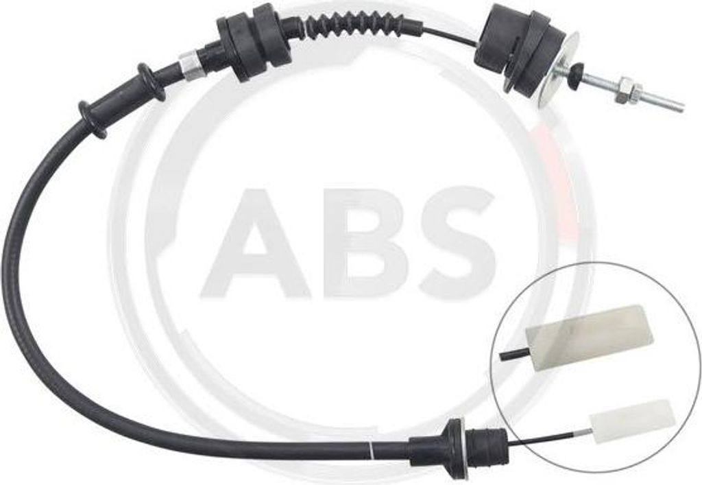 A.B.S. K28077 Seilzug, Kupplungsbetätigung OE 307706F800 kompatibel mit Micra
