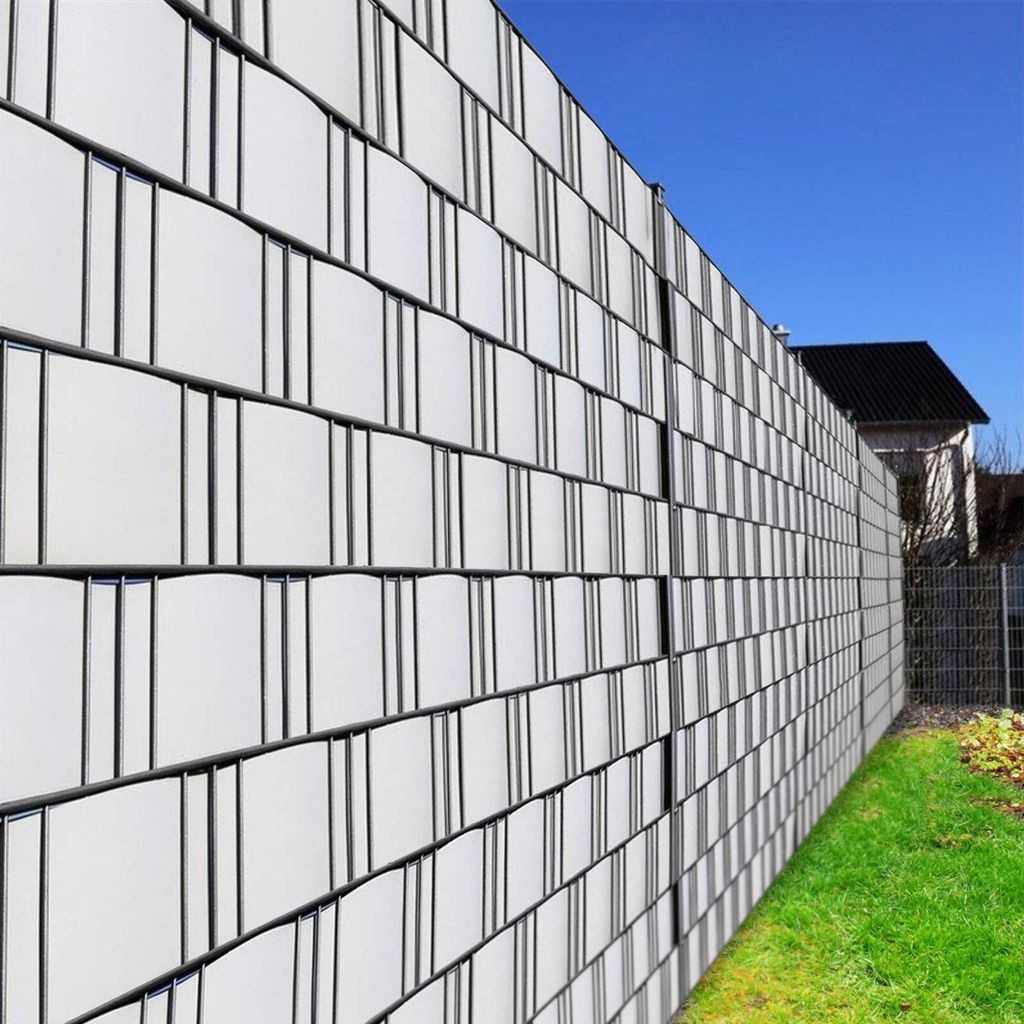 TRMLBE PVC Gartensichtschutz Gartenzaun Blickdicht Produktbild 