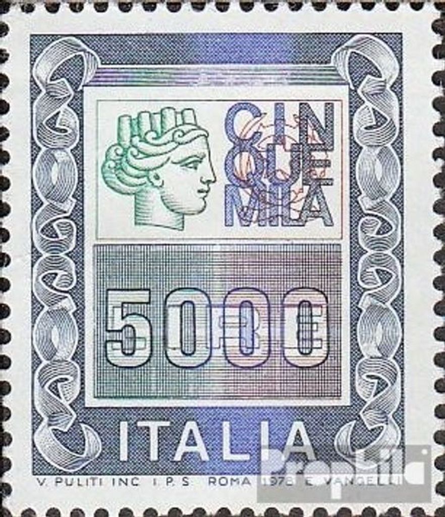 Briefmarken Italien 1978 Mi 1635 (kompl.Ausg.) postfrisch Freimarke: Italia