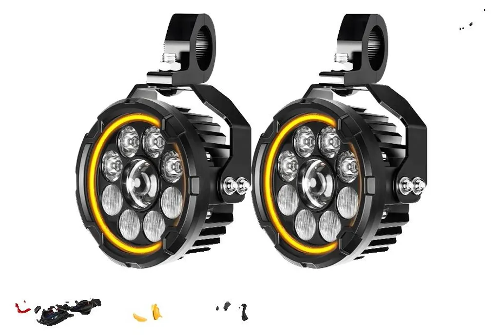 Projecteur de travail LED 5 pouces étanche et puissant à double flash