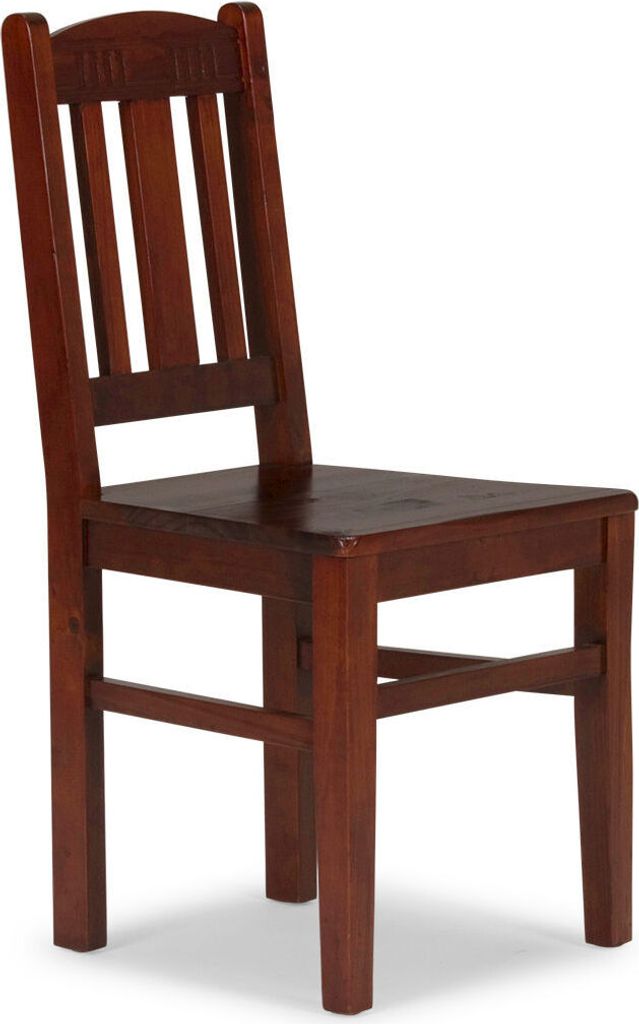 2er Set Holzstuhl Catana braun Produktbild 