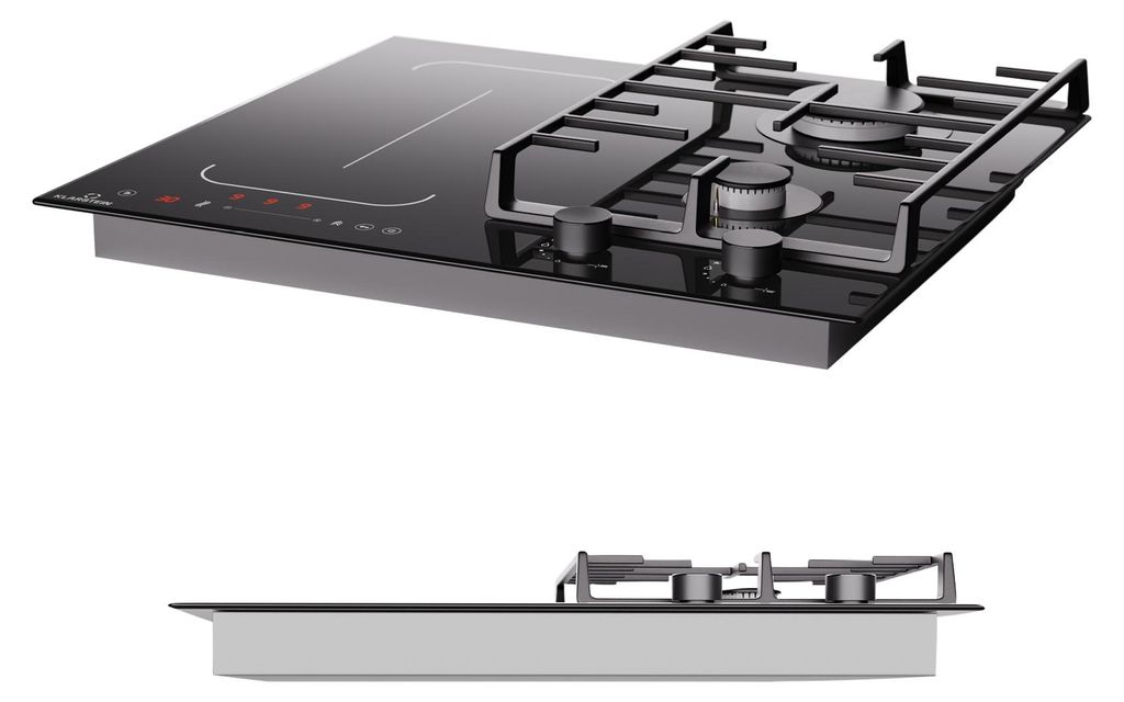 Klarstein dvojitá indukční a plynová varná deska, 7 kW plný Obrázek produktu 