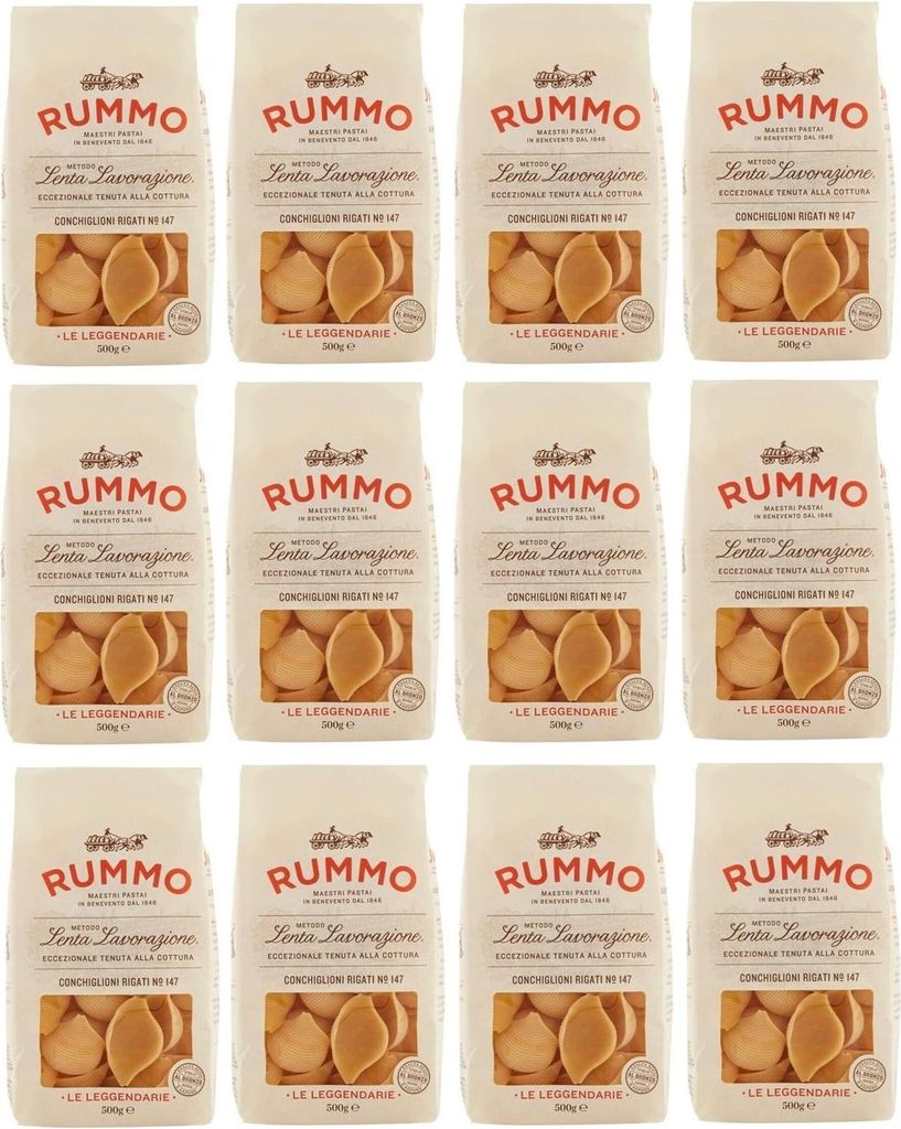 12er-Pack Rummo Pasta Conchiglioni Rigati Produktbild 