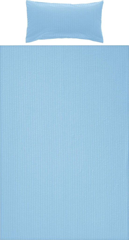 Erwin Müller Bettwäsche Rosenheim" blau 1x 135x200 cm + 1x 40x80 cm"
