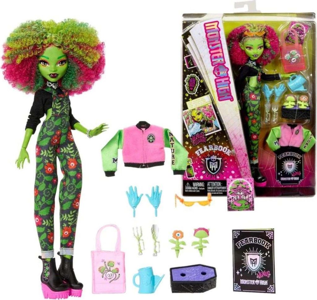 Monster High Fearbook Venus McFlytrap-Modepuppe mit Produktbild 