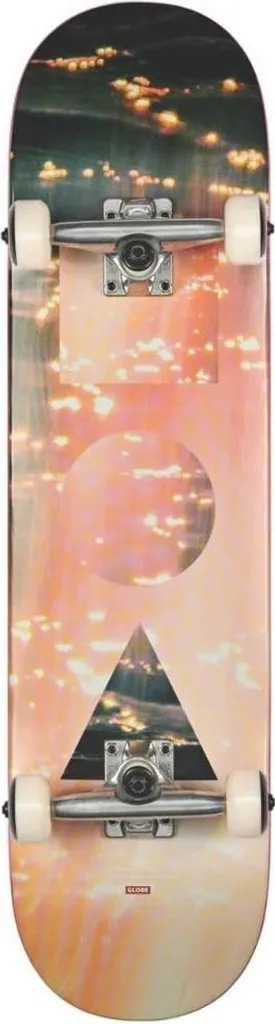 Globe G1 Stack Rifratto 8 - Skateboard Pro con Ruote 99A e ABEC-7