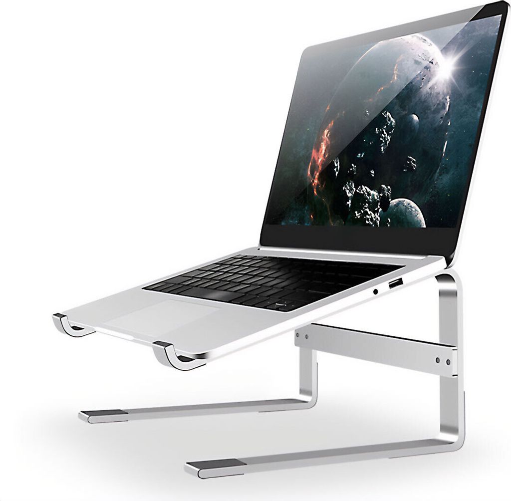 MMOBIEL Großer Laptop Stand - Laptop Ständer 10-18" - Laptop Halterung - Aluminium
