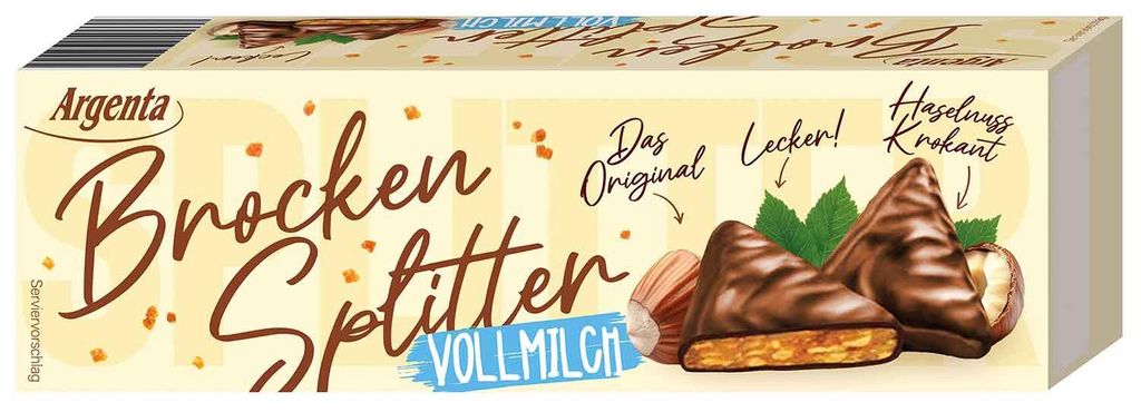 Argenta Brocken Splitter Vollmilch 62,5g Produktbild 