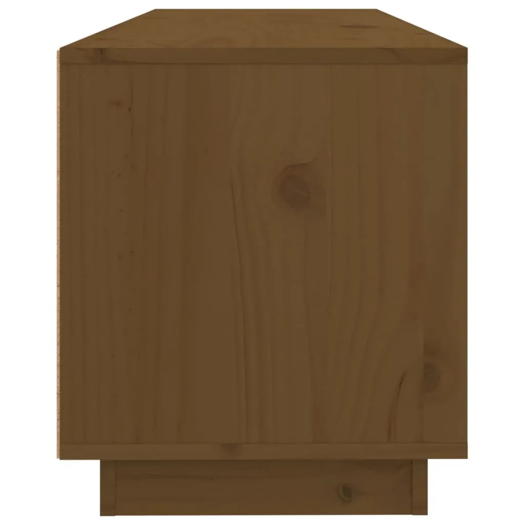 Mobile TV Maison Exclusive Legno Pino 100x34x40 cm - Alta Stabilità - 8