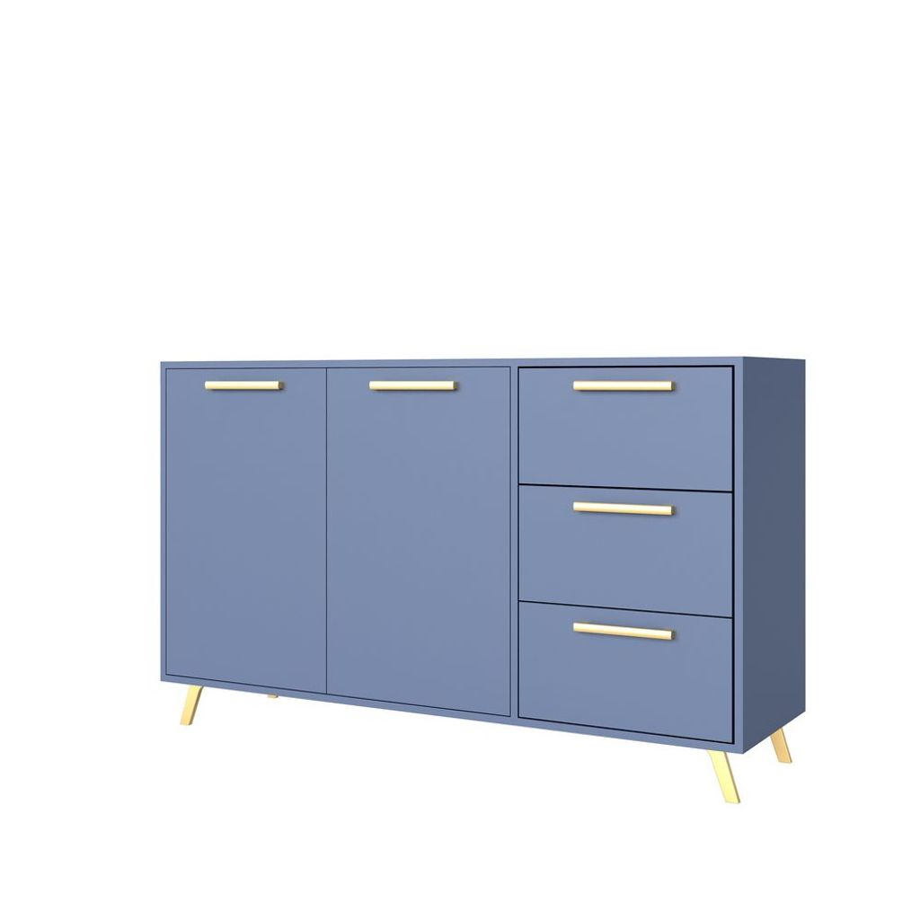Kombinierte Kommode AGNESA - blau