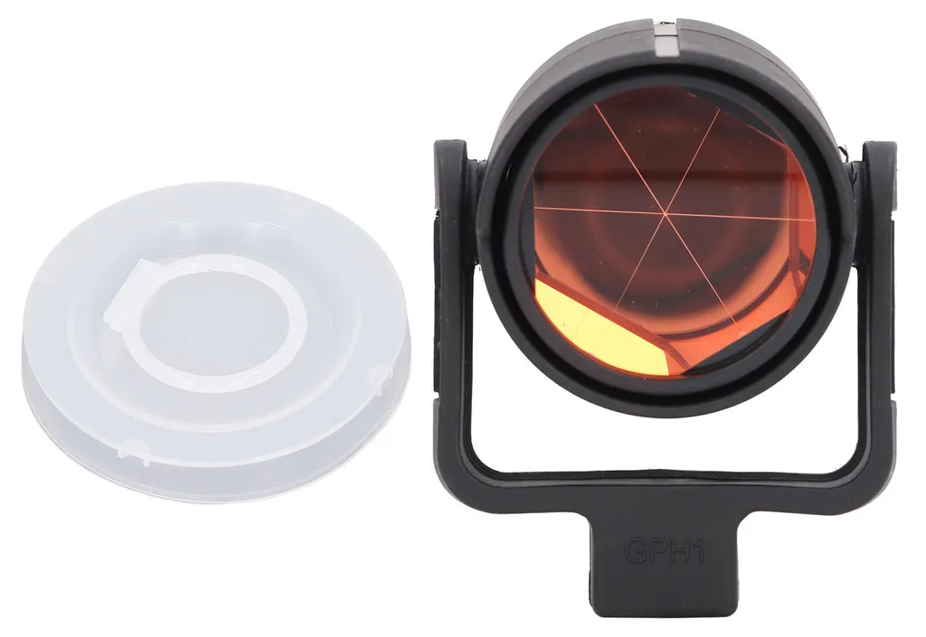 Prisme optique traité cuivre pour mesure de distance par réflexion