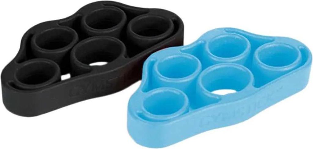 Gymstick Active Finger Expander Set Pair Griffkrafttrainer Blau,Schwarz Blau,Schwarz One Size