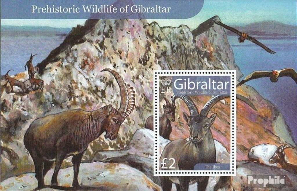 Briefmarken Gibraltar 2007 Mi Block80 (kompl.Ausg.) postfrisch Prähistorisches Fauna
