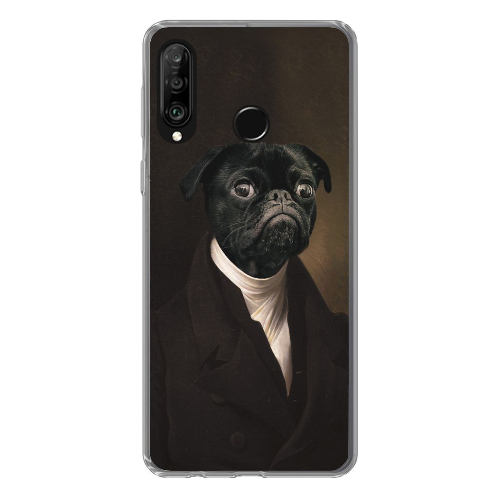 MuchoWow Handyhülle Schutzhülle Hülle für Huawei P30 Lite Hund - Kunst - Tiere Silikon Softcase Handy Hülle - Handyhülle