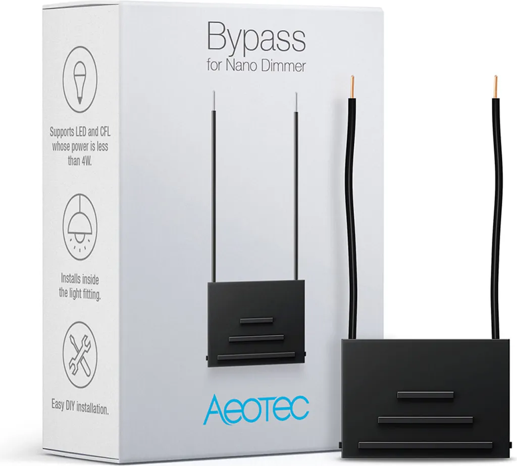 Bypass de Charge pour Variateur Z-Wave AEOEZW150 Accessoire Éclairage