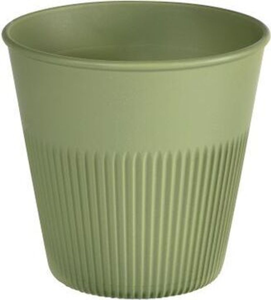 60 Hot Stripes Becher Mehrweg 24 cl/8 oz Grün, 240 ml