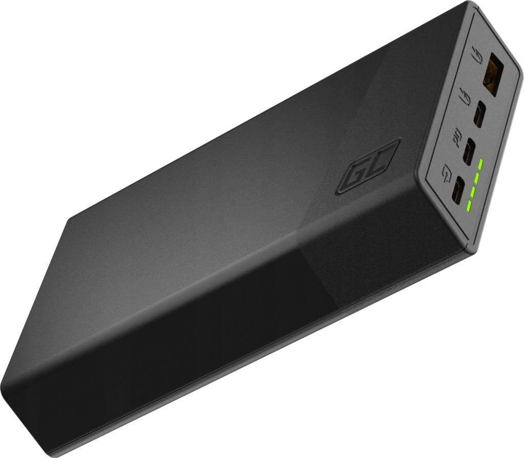 Grüne Zelle Powerplay20S Powerbank 20000Mah 22.5W 3X Usb-C Pd 1X Usb-A Qc