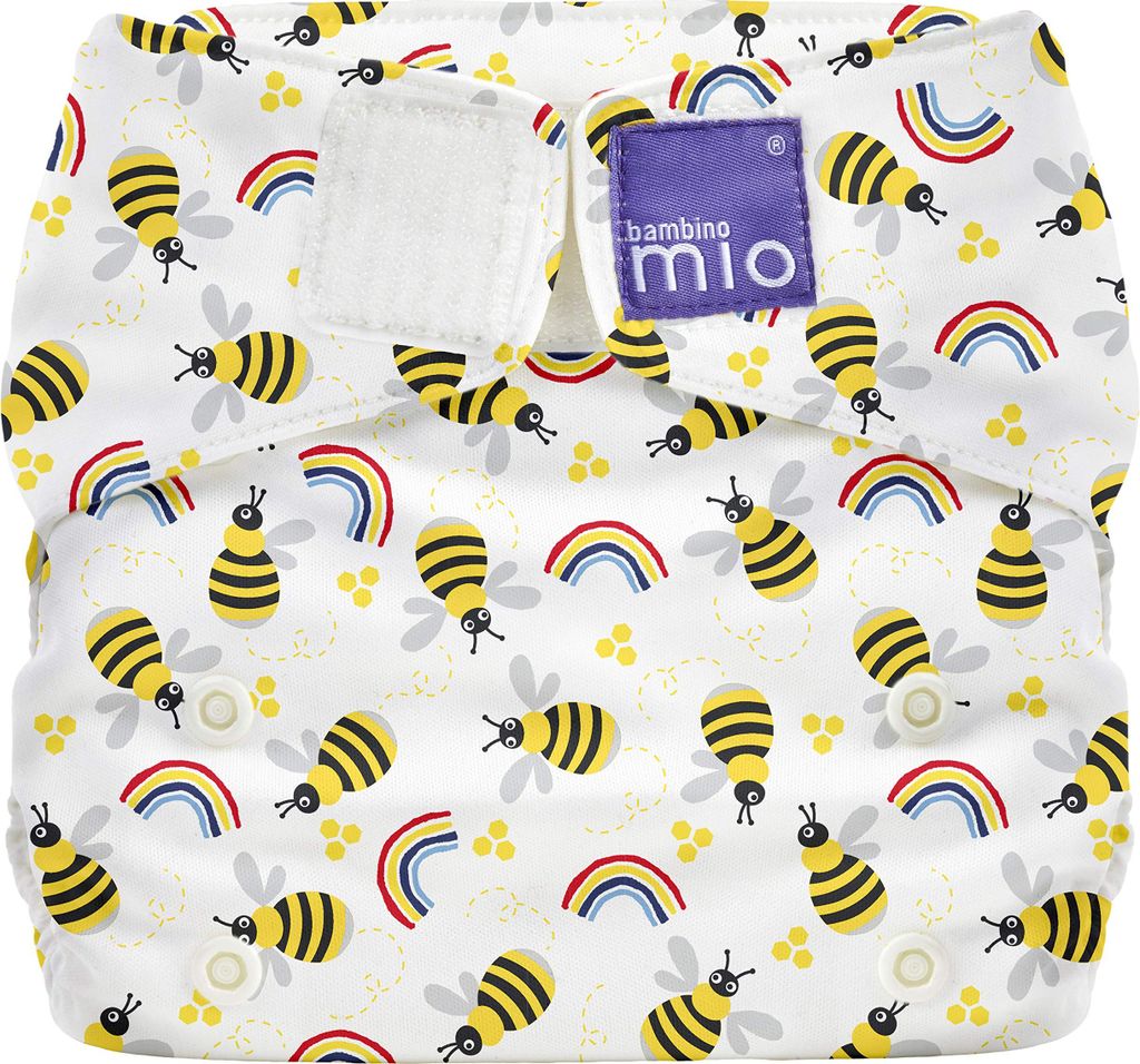 Bambino Mio, Miosolo Classic All-in-One Stoffwindel, chemikalienfreie Windel Bienenstock