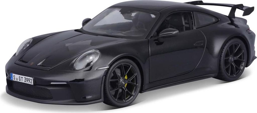 Maisto 36458BKS Porsche 911 GT3 2023 schwarz mit Streifen Produktbild 