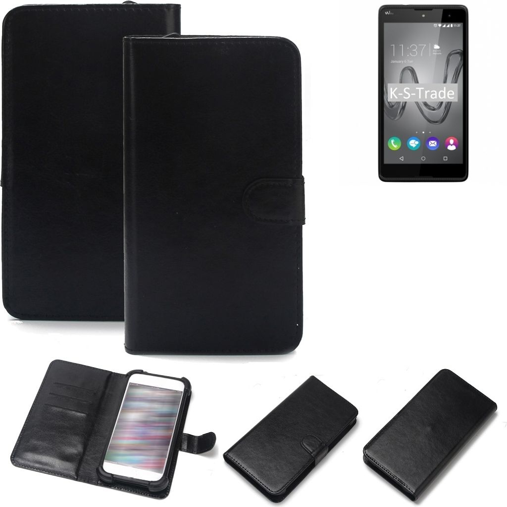 K-S-Trade Handyhülle Schutzhülle kompatibel mit Wiko Robby Handy Schutz Hülle Handyhülle Bumper schwarz 1x